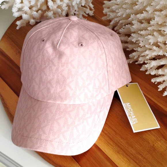 Michael kors 🩷NWT🩷 baseball cap blush pink 🩷 NEVER WORN! A++! - Picture 1 of 12